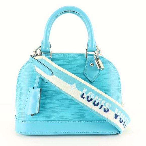 Louis Vuitton Handbags - Louis Vuitton Limited Turquoise Epi Leather Alma BB  2LK919A